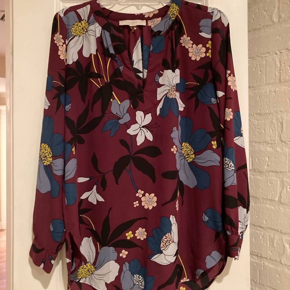 Long sleeve blouse